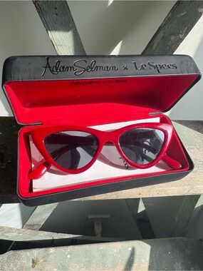 Red Cat-Eye Sunglasses